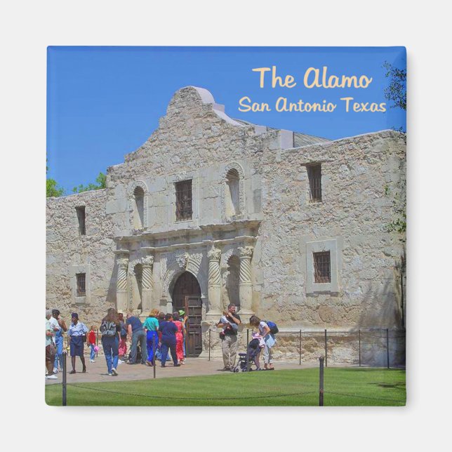 The Alamo San Antonio Texas Magnet (Front)