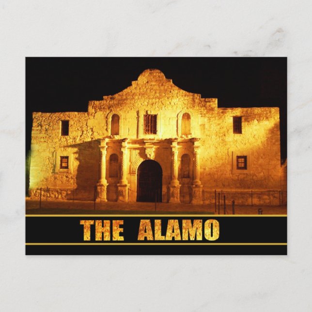 The Alamo, San Antonio, Texas Postcard (Front)