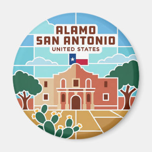 The Alamo Texas Magnet