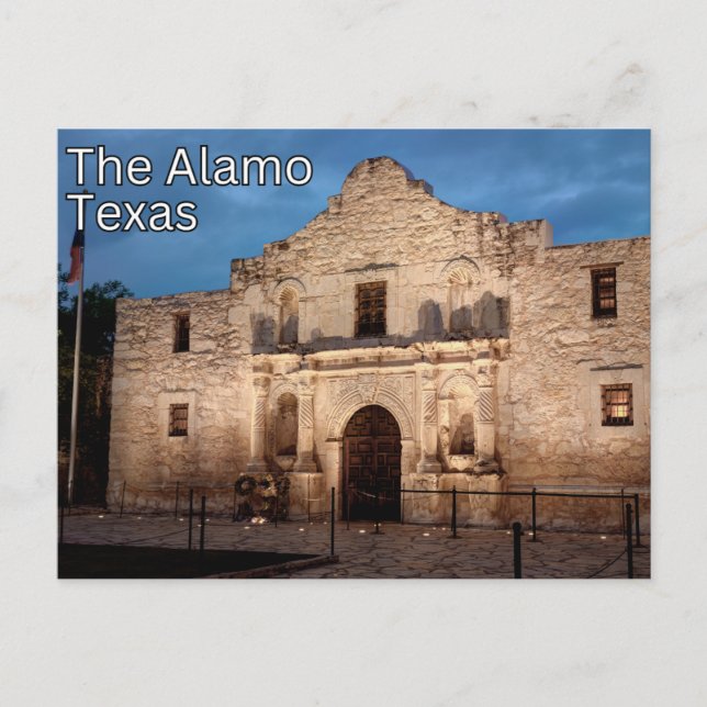 The Alamo Texas Postcard (Front)