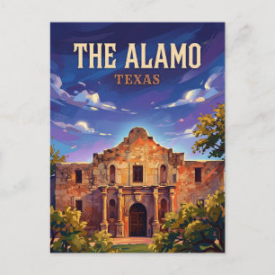 The Alamo Texas Postcard