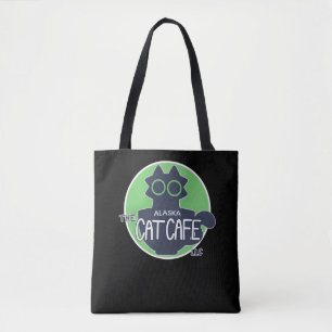 The Alaska Cat Cafe Classic Logo Design Tote Bag