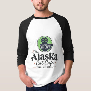 The Alaska Cat Cafe “Purr, Sip, Repeat” T-Shirt