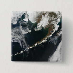 The Alaskan Peninsula and Aleutian Islands 15 Cm Square Badge