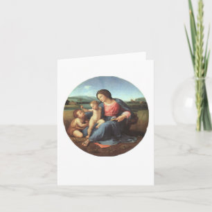 The Alba Madonna - Raphael 1508 Holiday Card