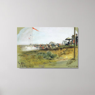 The Albert - First Stage, 900 yards, Bisley Camp, Canvas Print