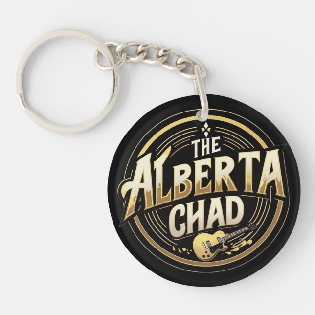 The Alberta Chad - Keychain (Front)