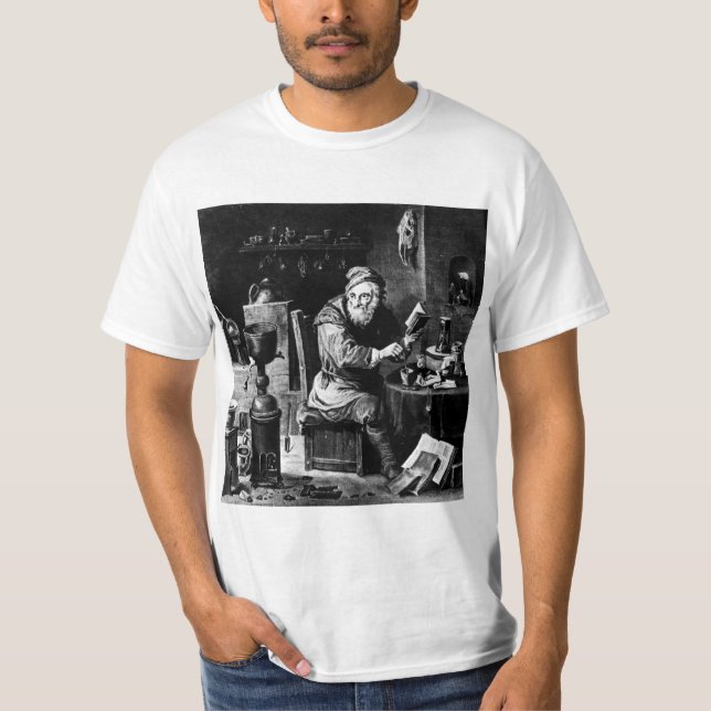 The Alchemical Laboratory of Robert Fludd Superior T-Shirt (Front)