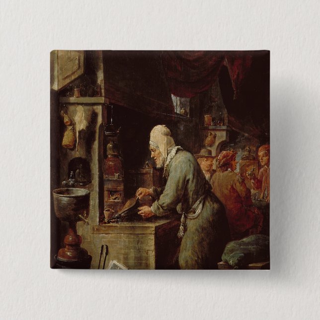 The Alchemist 15 Cm Square Badge (Front)