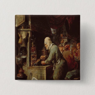 The Alchemist 15 Cm Square Badge