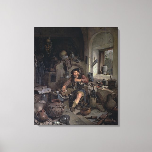 The Alchemist, 1663 Canvas Print (Front)