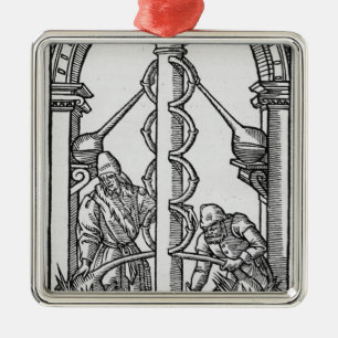 The Alchemist at Work Metal Tree Decoration