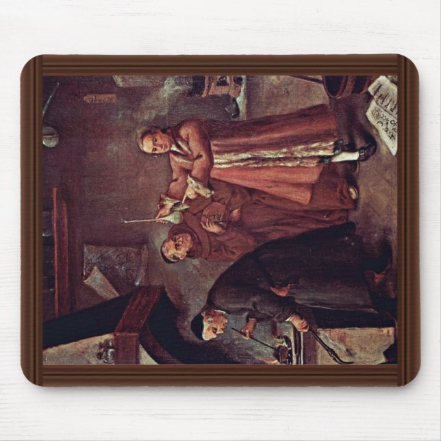 The Alchemist By Longhi Pietro (Best Quality) Mouse Pad (Front)