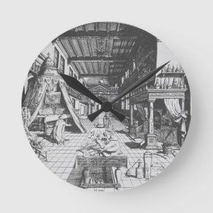 The Alchemist in his Laboratory, from 'Amphitheatr Round Clock