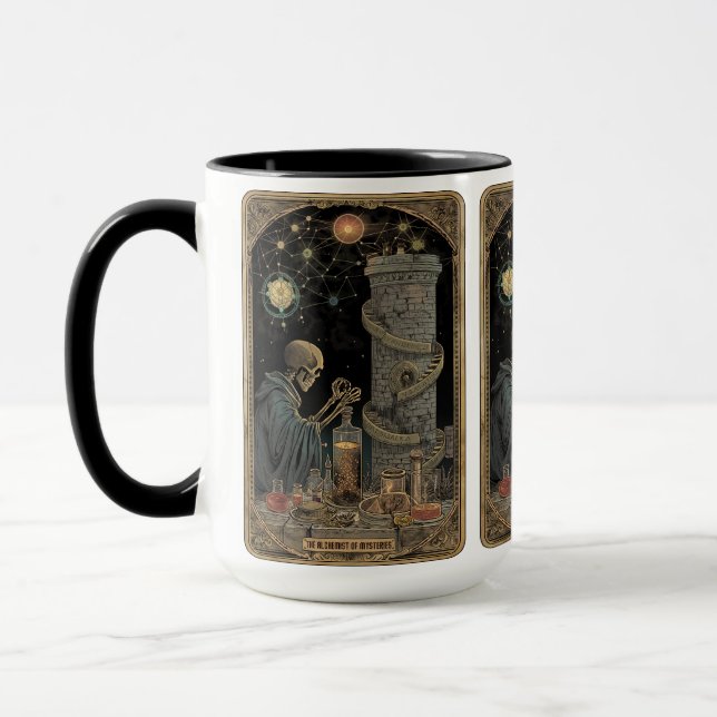 The Alchemist of Mysteries Tarot Mug (Left)
