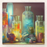 The Alchemist's Worktable Fantasy Art