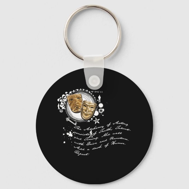 The Alchemy of Acting Key Ring (Front)