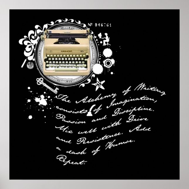 The Alchemy of Writing Poster (Front)