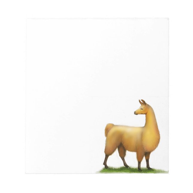 The Alert Llama Notepad (Front)