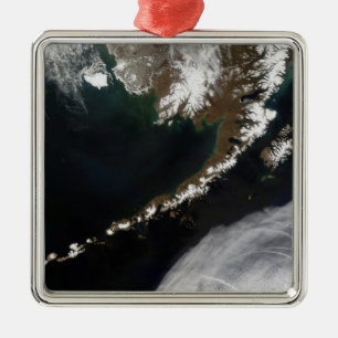 The Aleutian Islands and the Alaskan peninsula Metal Tree Decoration