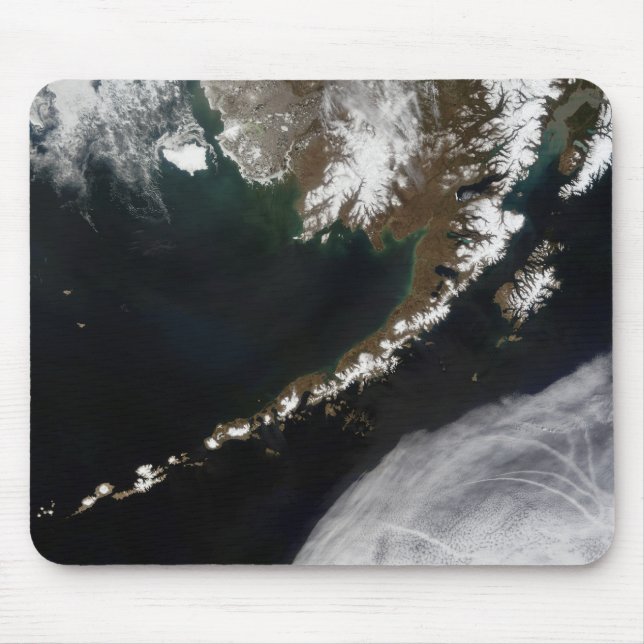 The Aleutian Islands and the Alaskan peninsula Mouse Pad (Front)