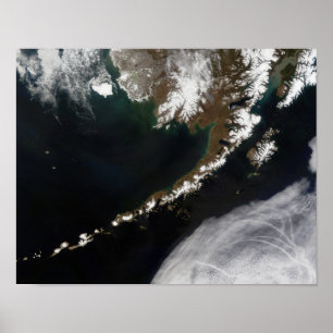 The Aleutian Islands and the Alaskan peninsula Poster