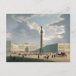 The Alexander Column and the Army Headquarters Postcard