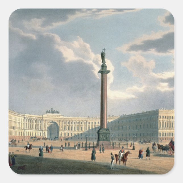 The Alexander Column and the Army Headquarters Square Sticker (Front)