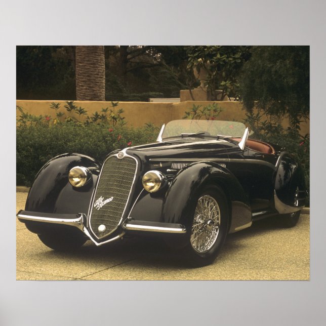 The Alfa Romeo 8C 2900B is a very rare and very Poster (Front)