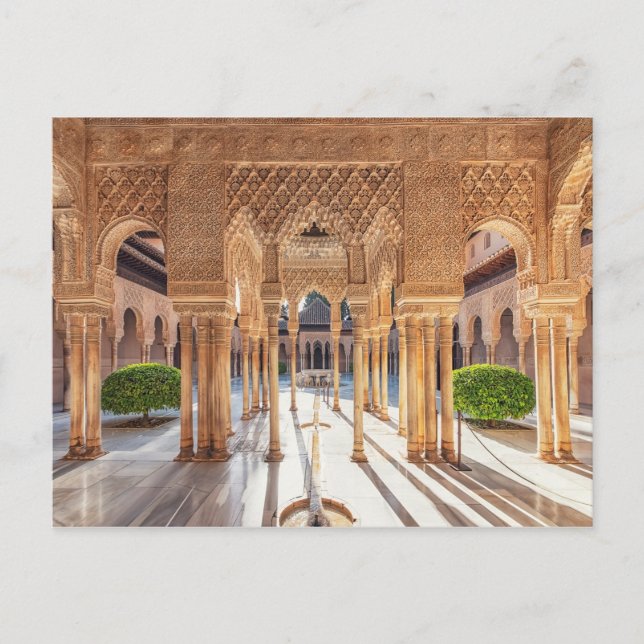 The Alhambra in Granada Postcard (Front)