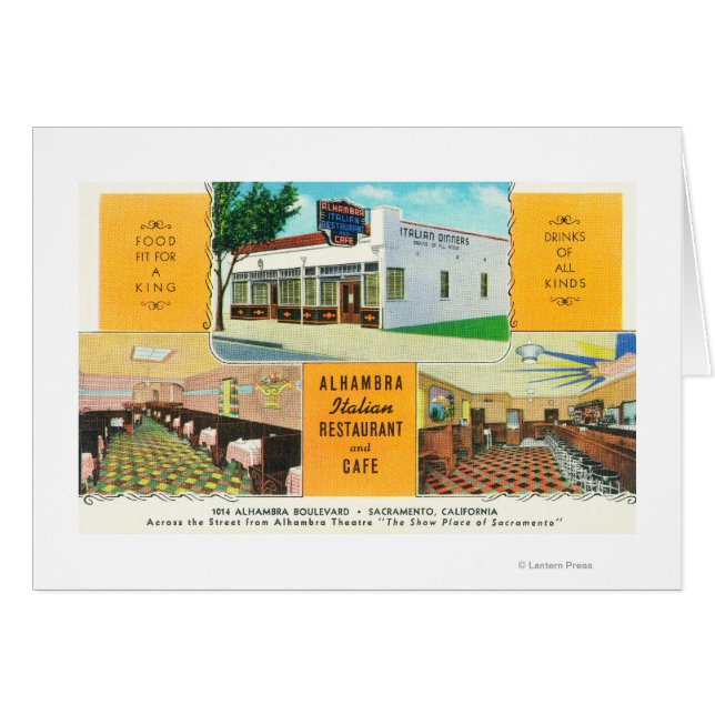 The Alhambra Italian Restaurant & Caf� (Front Horizontal)