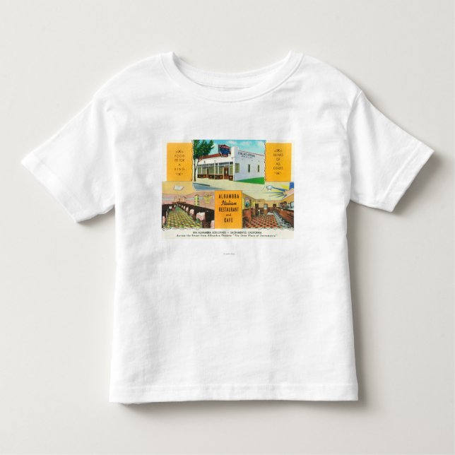 The Alhambra Italian Restaurant & Caf� Toddler T-Shirt (Front)
