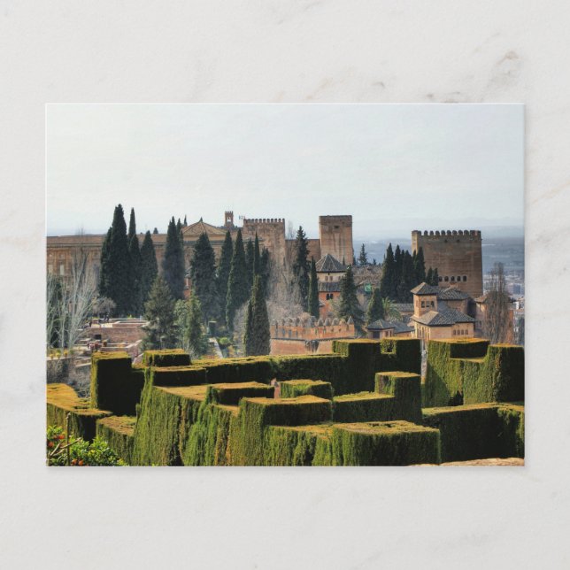 The Alhambra palace in Spain Postcard (Front)