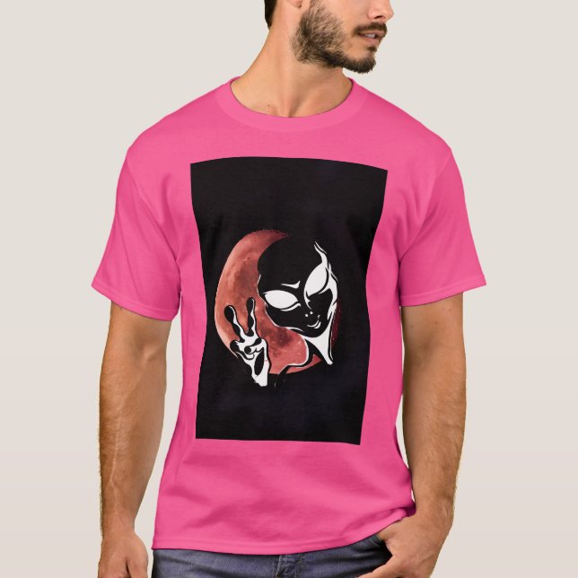The Alien Greeting T-Shirt (Front)