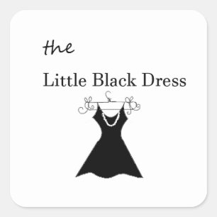 The All Important LBD Square Sticker