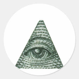 The All Seeing Eye Classic Round Sticker