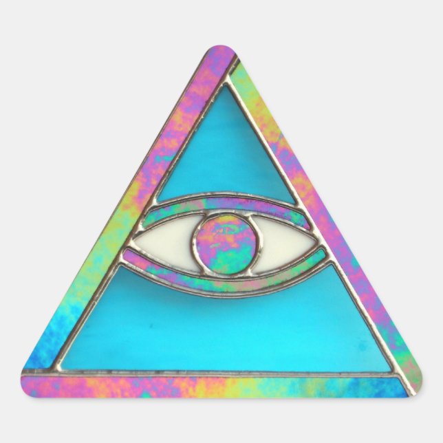 "The All Seeing Eye" sticker (Front)