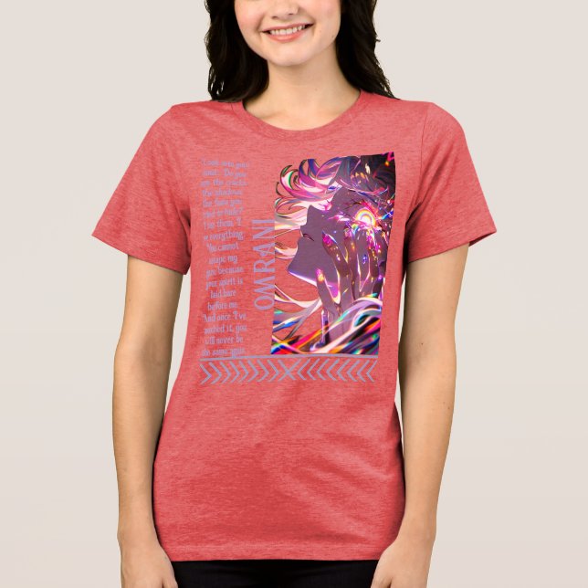 The All Seeing Gaze– Mystic Soul & Dark Vision  Tri-Blend Shirt (Front)