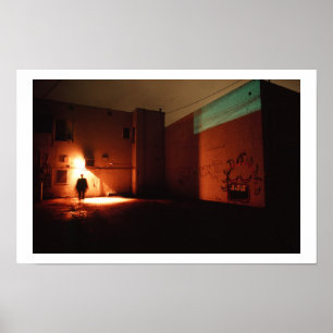 The Alley at Night Poster