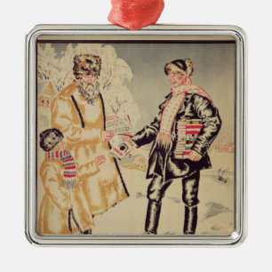 The Alliance between the city and the Metal Tree Decoration