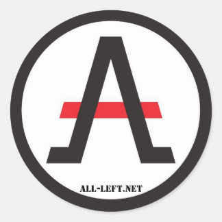 The ALLiance of the Libertarian Left of stickers