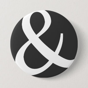 The Almighty Ampersand 7.5 Cm Round Badge