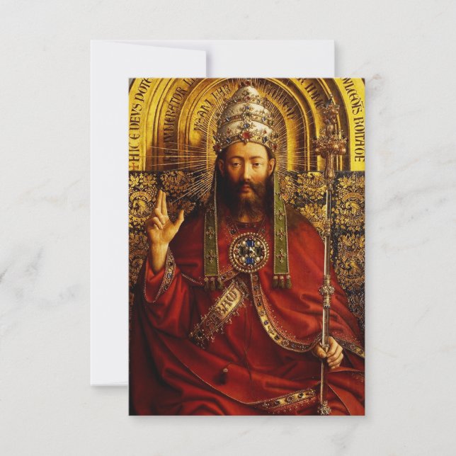 The Almighty Imperial Crimson Holy Card (Front)