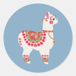 The Alpaca Classic Round Sticker