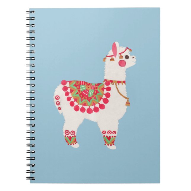 The Alpaca Spiral Notebook (Front)