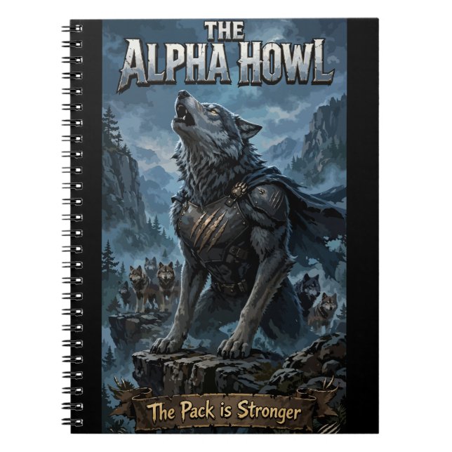 The Alpha Howl Notebook (Front)
