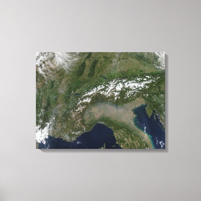 The Alps 2 Canvas Print (Front)