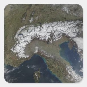 The Alps 3 Square Sticker