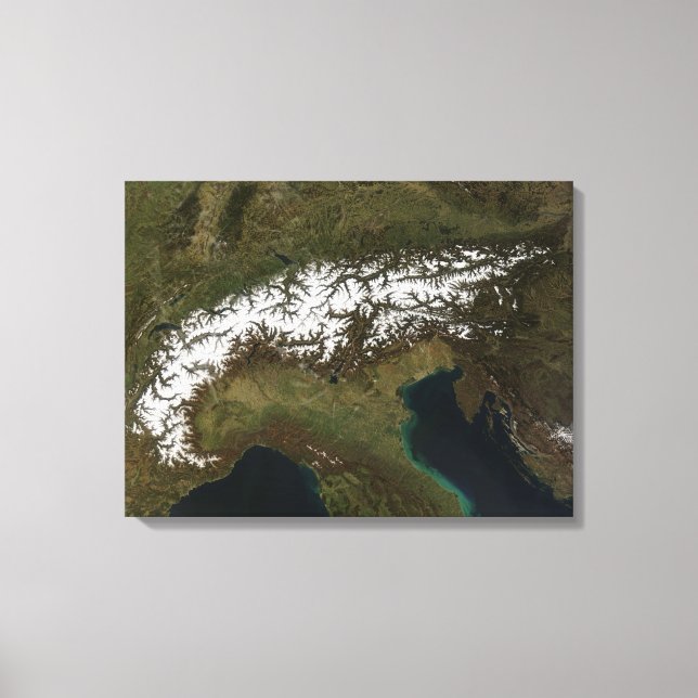 The Alps Canvas Print (Front)