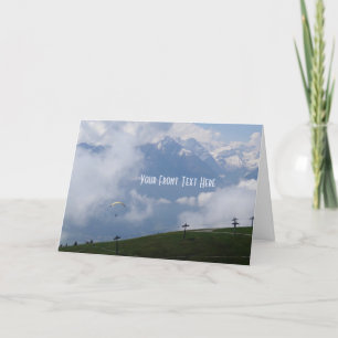 The Alps custom greeting cards